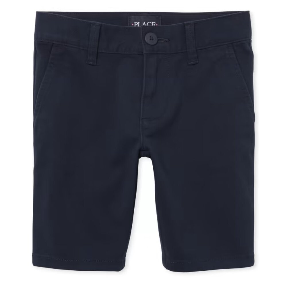 The Children's Place Girls Uniform Stretch Chino Shorts - Lot of 2 - Picture 2 of 5